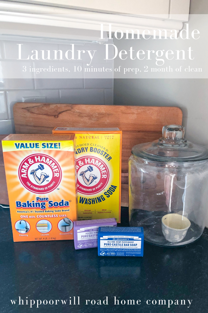homemade laundry detergent