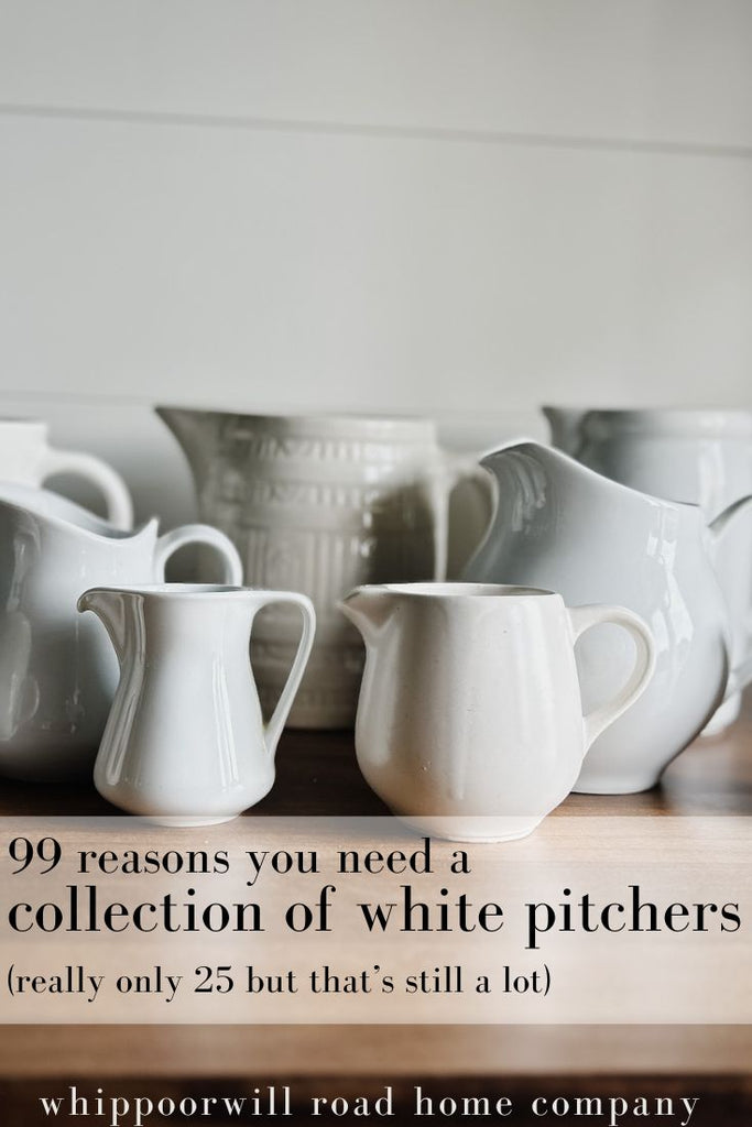 99 Reasons You Need A Vintage Pitcher Collection