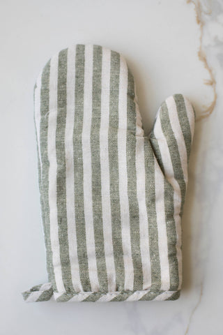 Mickie Striped Oven Mitt