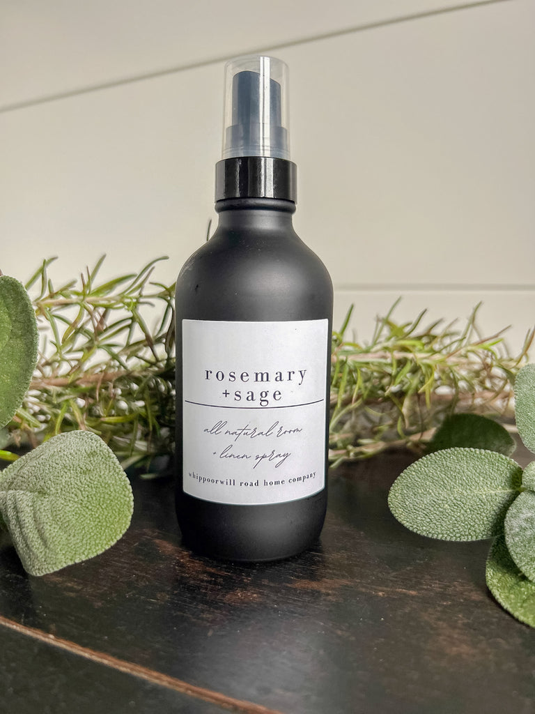 Rosemary + Sage Room + Linen Spray