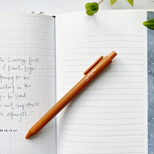 Jotter pen: Grateful