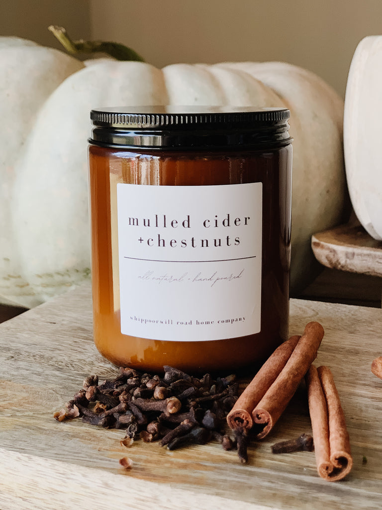 Mulled Cider + Chestnut Candle