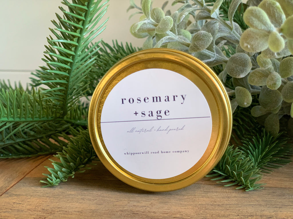 Rosemary + Sage Tin