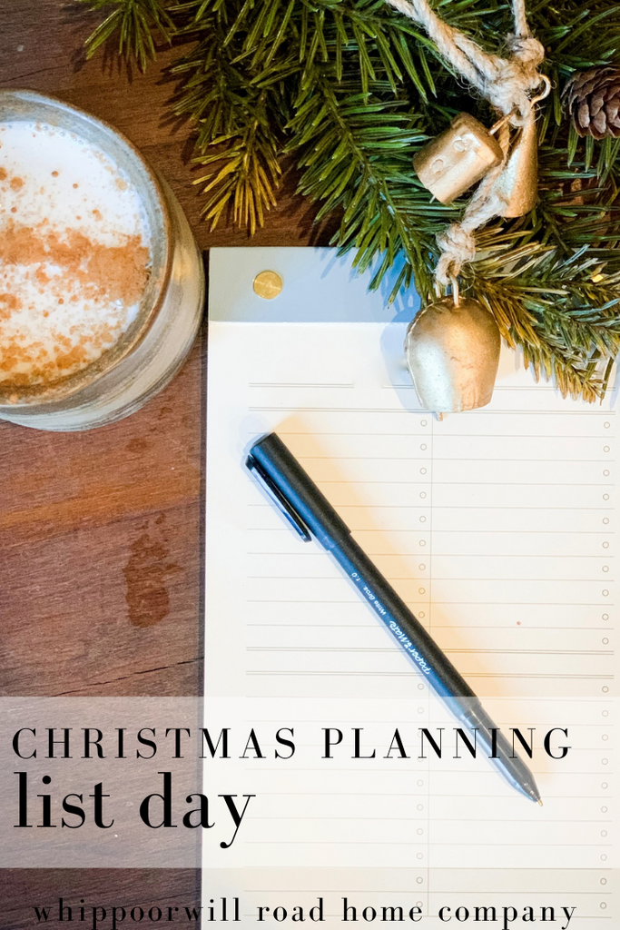 Day One: List Day (Christmas Prep Series)