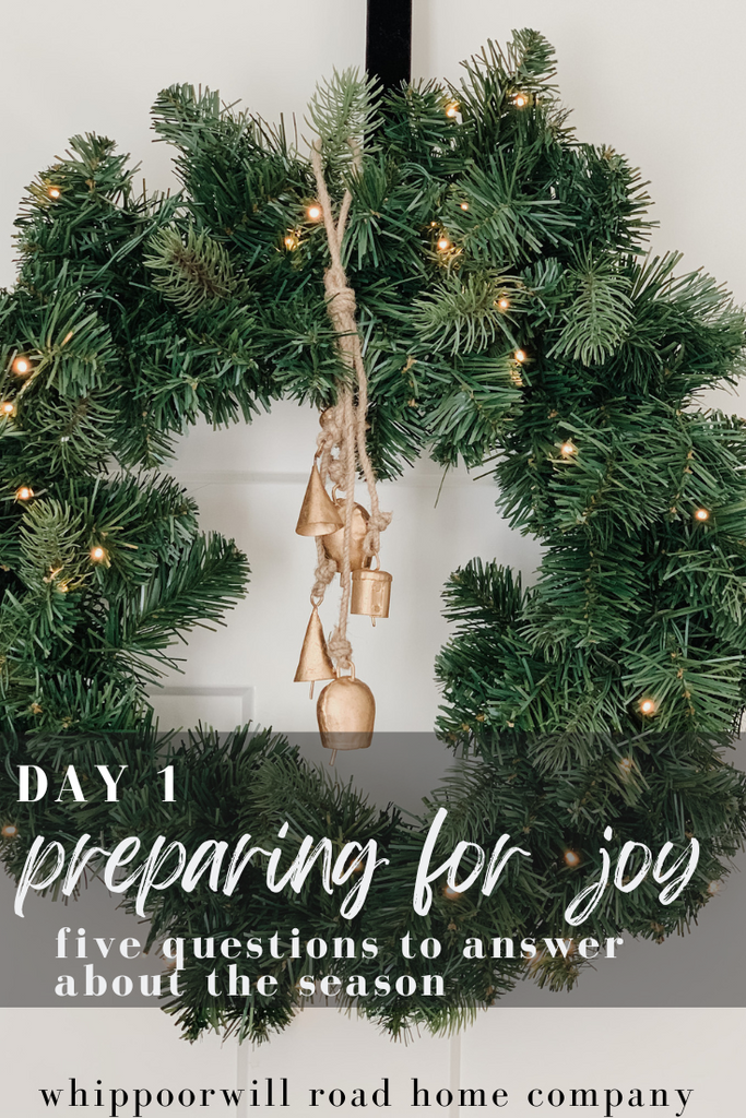 5 questions to answer to get ready for the season (Preparing for Joy: Day 1)