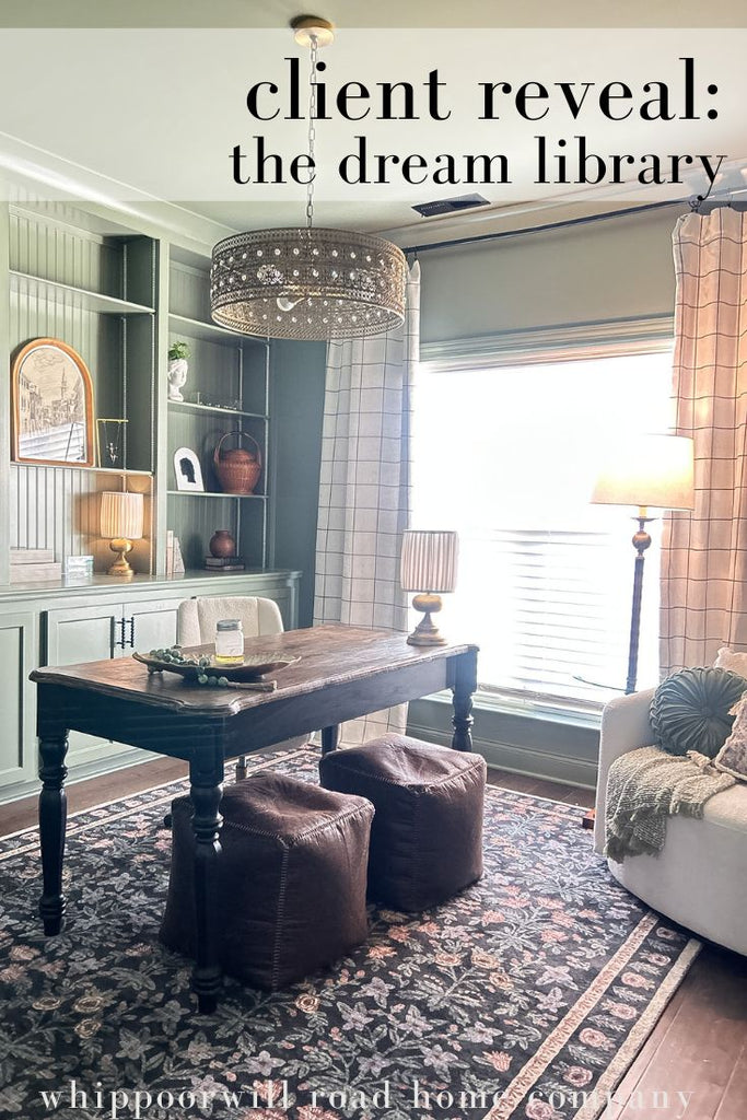 Client Reveal: The Dream Library (plus hidden office)