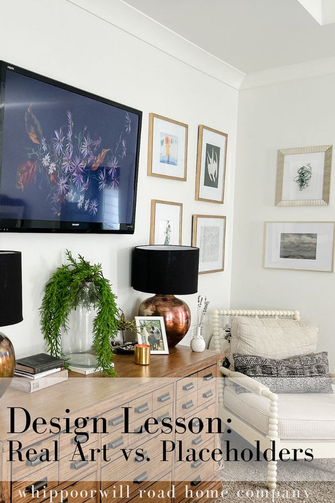 Design Lesson: Real Art vs. Placeholders