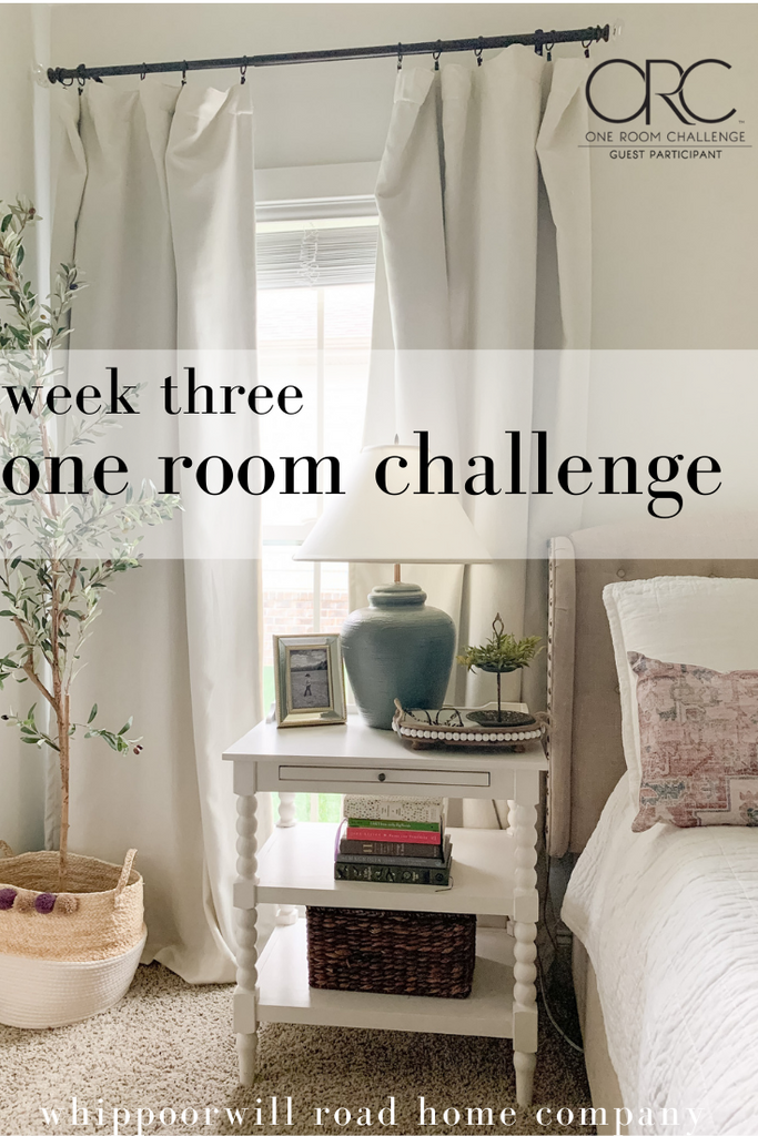 One Room Challenge: Week Three
