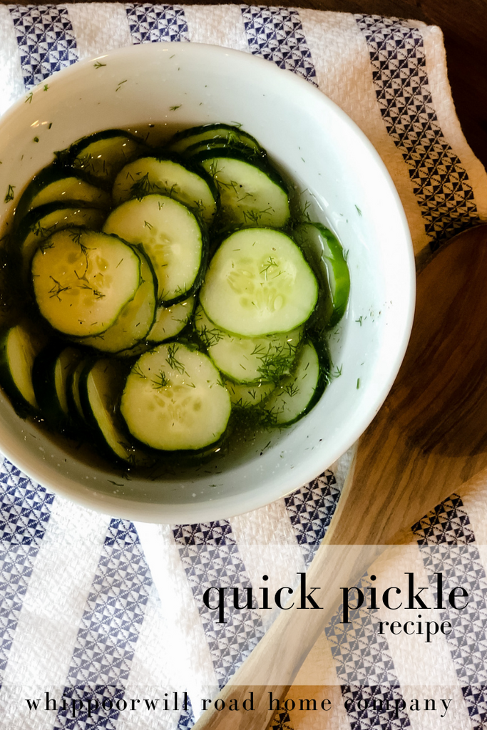 Quick Dinnertime Pickles