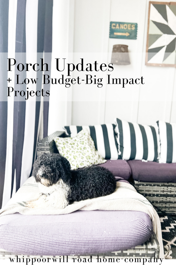 Porch Update + Low Budget-Big Impact Projects
