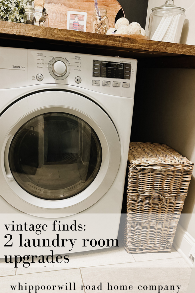Vintage Finds: 2 Laundry Room Upgrades
