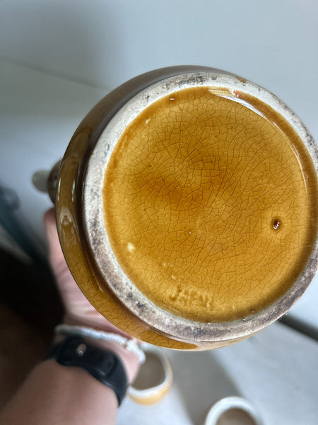 Amber Drip Glazed Coffee Set
