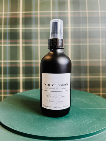 Winter Woods Linen + Room Spray (Cranberries + Pine)