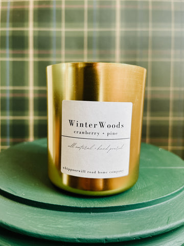 Winter Woods Candle (Cranberries + Pine)