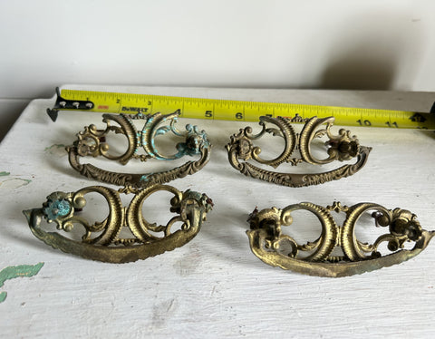 Victorian Patina Drawer Pulls