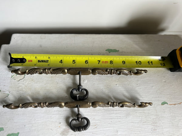 Vintage Brass  Drawer Pulls