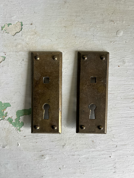 Vintage Brass Lock Plate