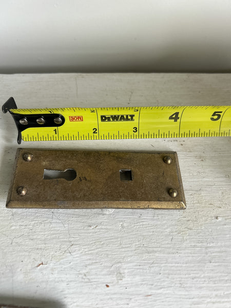 Vintage Brass Lock Plate