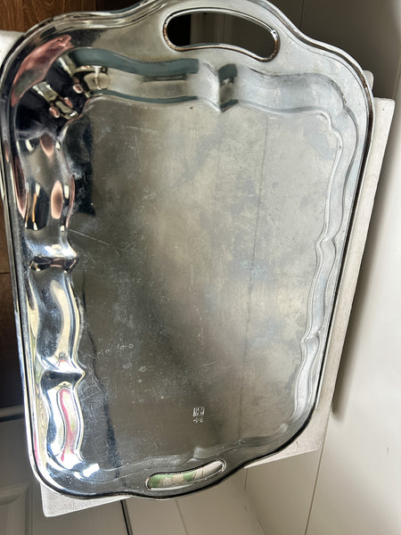 Vintage Irving Ware Chrome Plated Tray