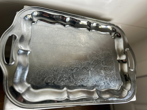Vintage Irving Ware Chrome Plated Tray