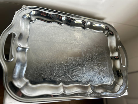 Vintage Irving Ware Chrome Plated Tray