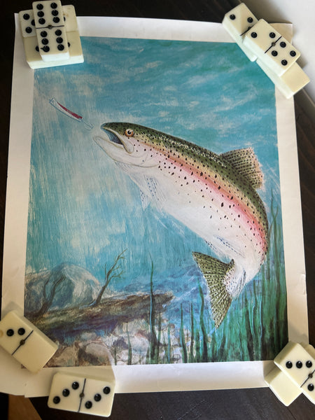 Yakima Bait Co Vintage Fish Prints