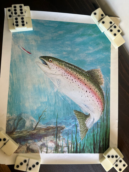 Yakima Bait Co Vintage Fish Prints
