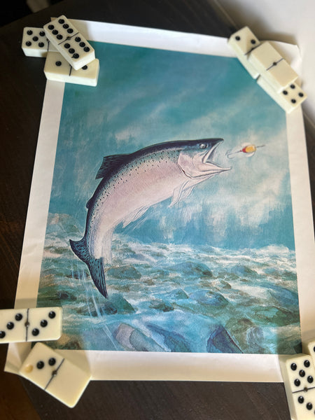 Yakima Bait Co Vintage Fish Prints