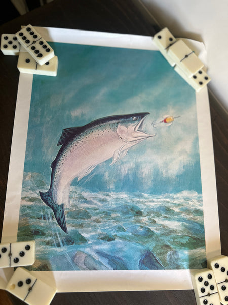 Yakima Bait Co Vintage Fish Prints