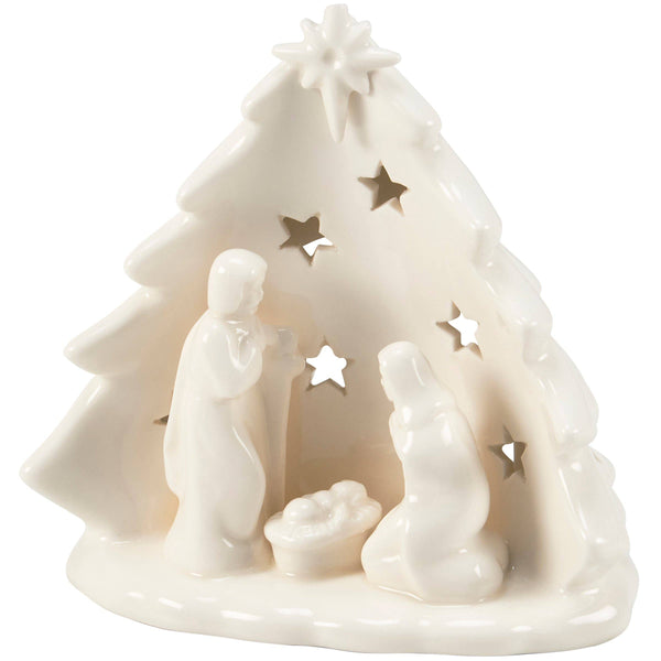 Nativity Candle Holder