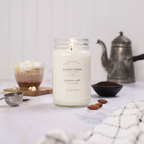 Fluffy Coffee Candle