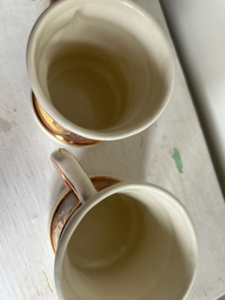 Handmade Pottery Mug Pair