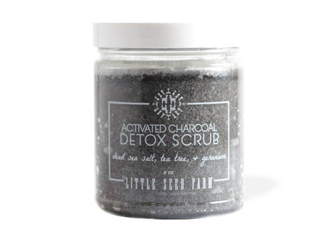 Activated Charcoal Detox Salt Scrub