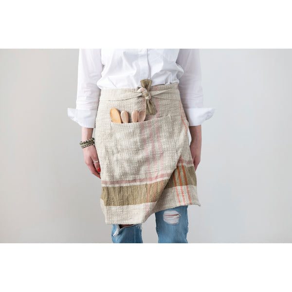 Cotton + Linen Half Apron