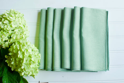 Pale Moss Vintage Napkin