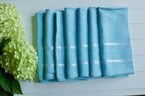Blue Dot Vintage Napkin