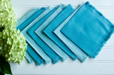 Ocean Blues Vintage Napkin