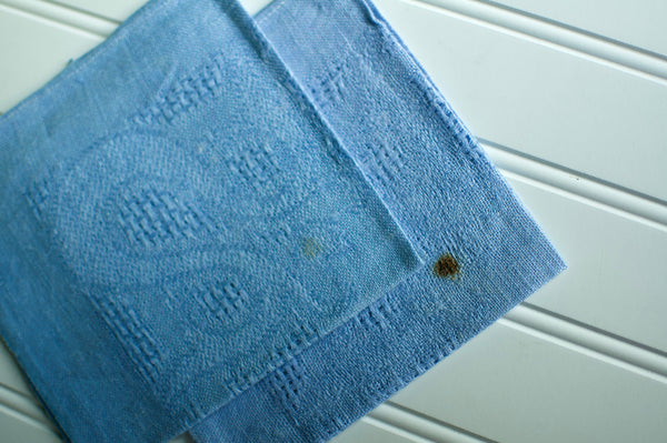Soft Cornflower Blue Vintage Napkin