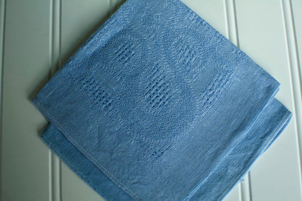 Soft Cornflower Blue Vintage Napkin