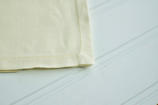 Buttercream  Vintage Napkin