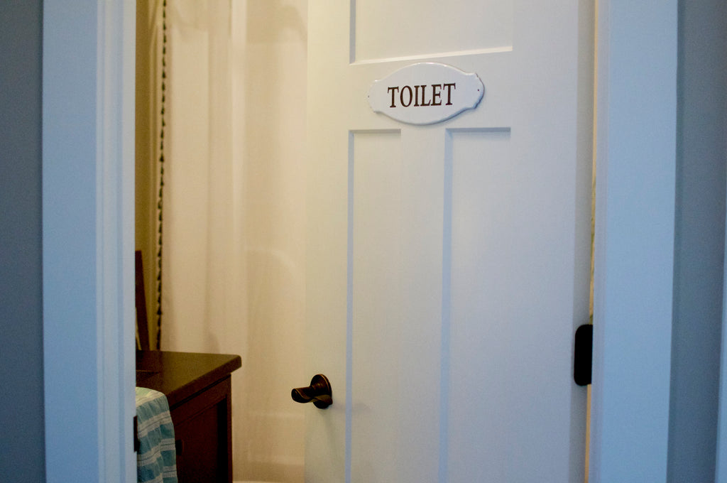 "Toilet" Sign