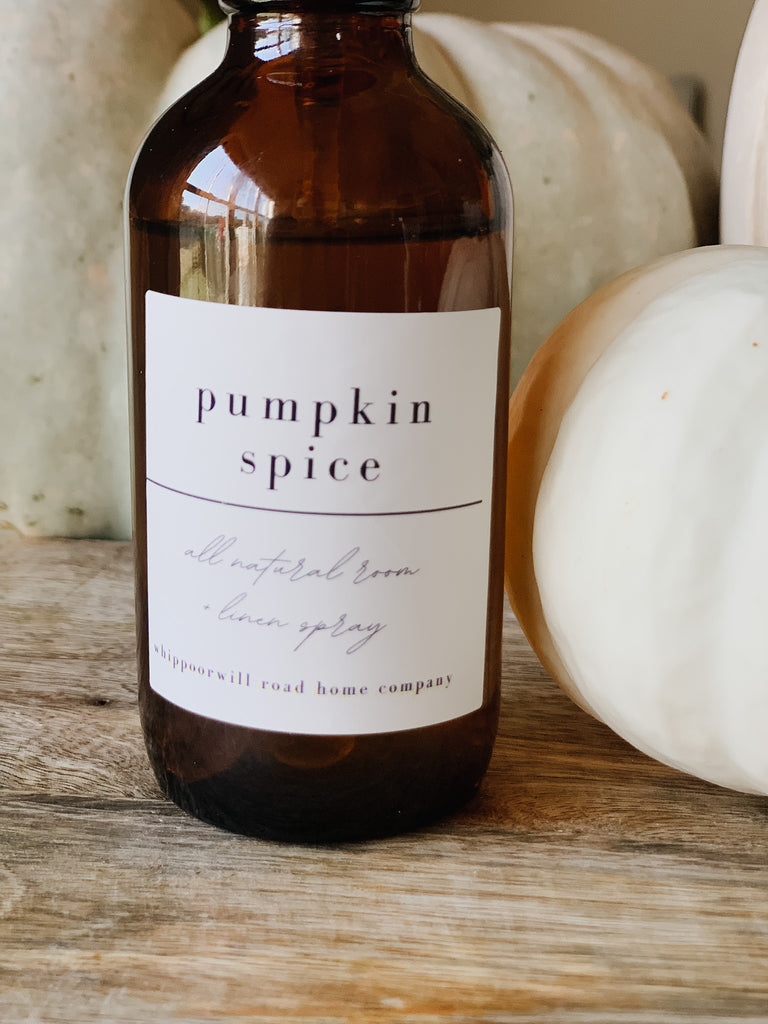 Pumpkin Spice Room + Linen Spray