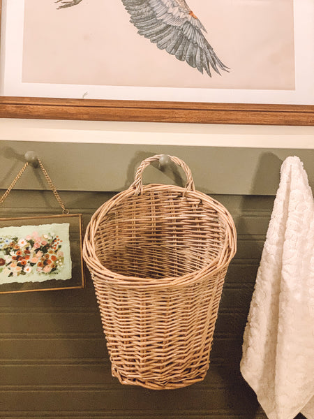 Rattan Wall Basket