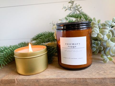 Rosemary + Sage Candle