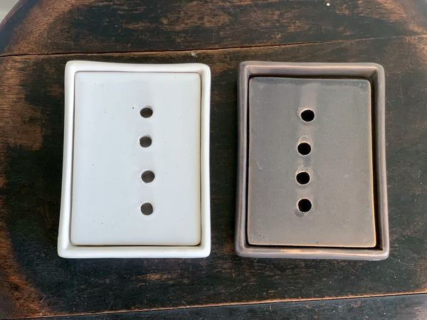 Stoneware Soap Dish