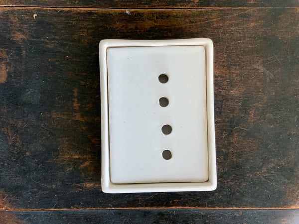 Stoneware Soap Dish